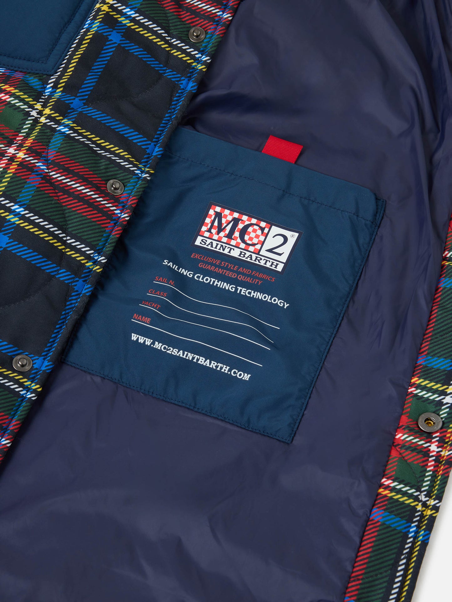 Overshirt imbottita Chalet fantasia tartan