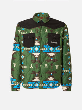 Padded overshirt Chalet with patch pockets