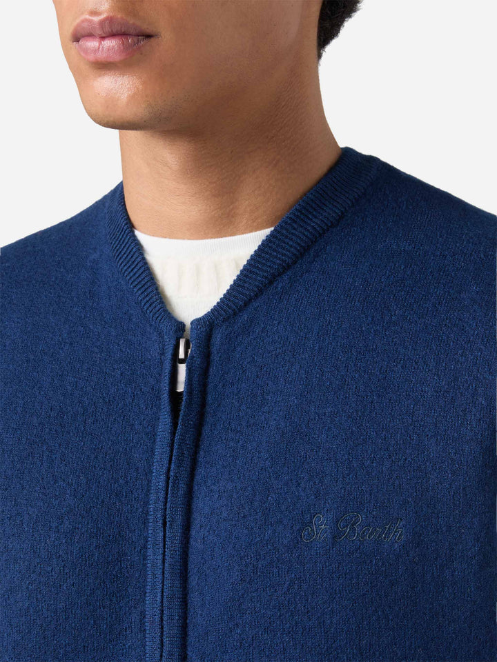 Gilet smanicato Chioto blu navy