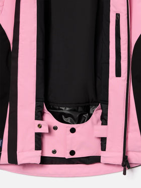 Rosa Skijacke Chavanette mit Minnie-Mouse-Print auf der Rückseite | Special edition 