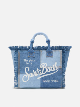Denim patchwork Colette bag