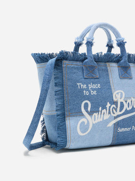 Denim patchwork Colette bag