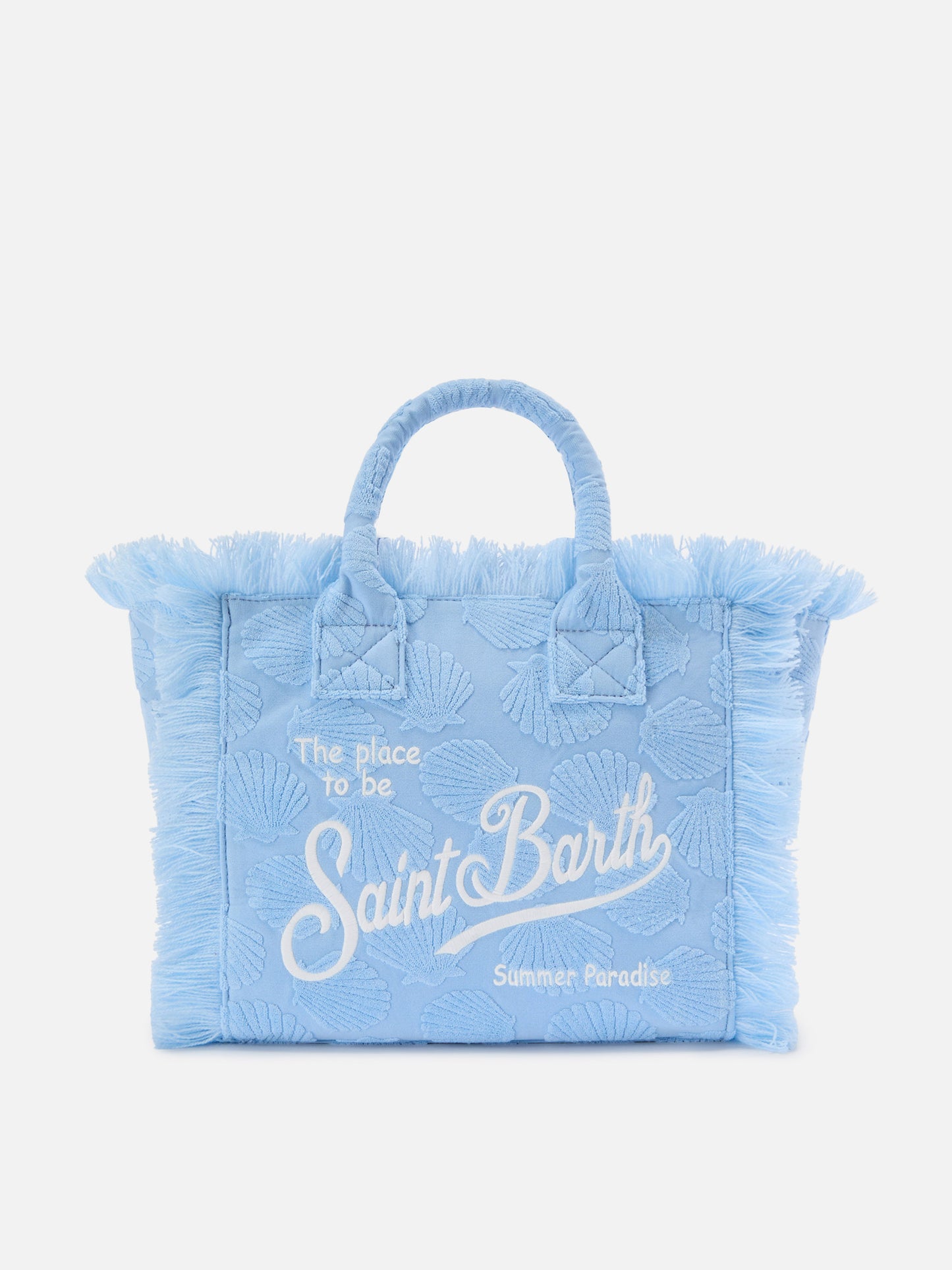 Terry effect Colette bag with raised shell detail