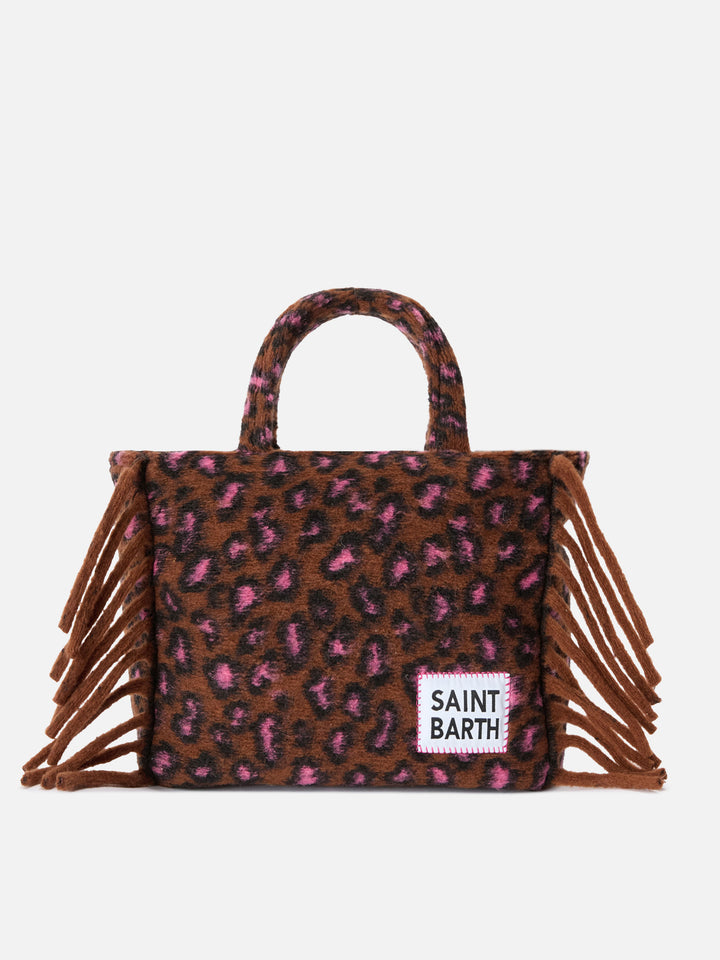 Colette Blanket handbag with animalier print