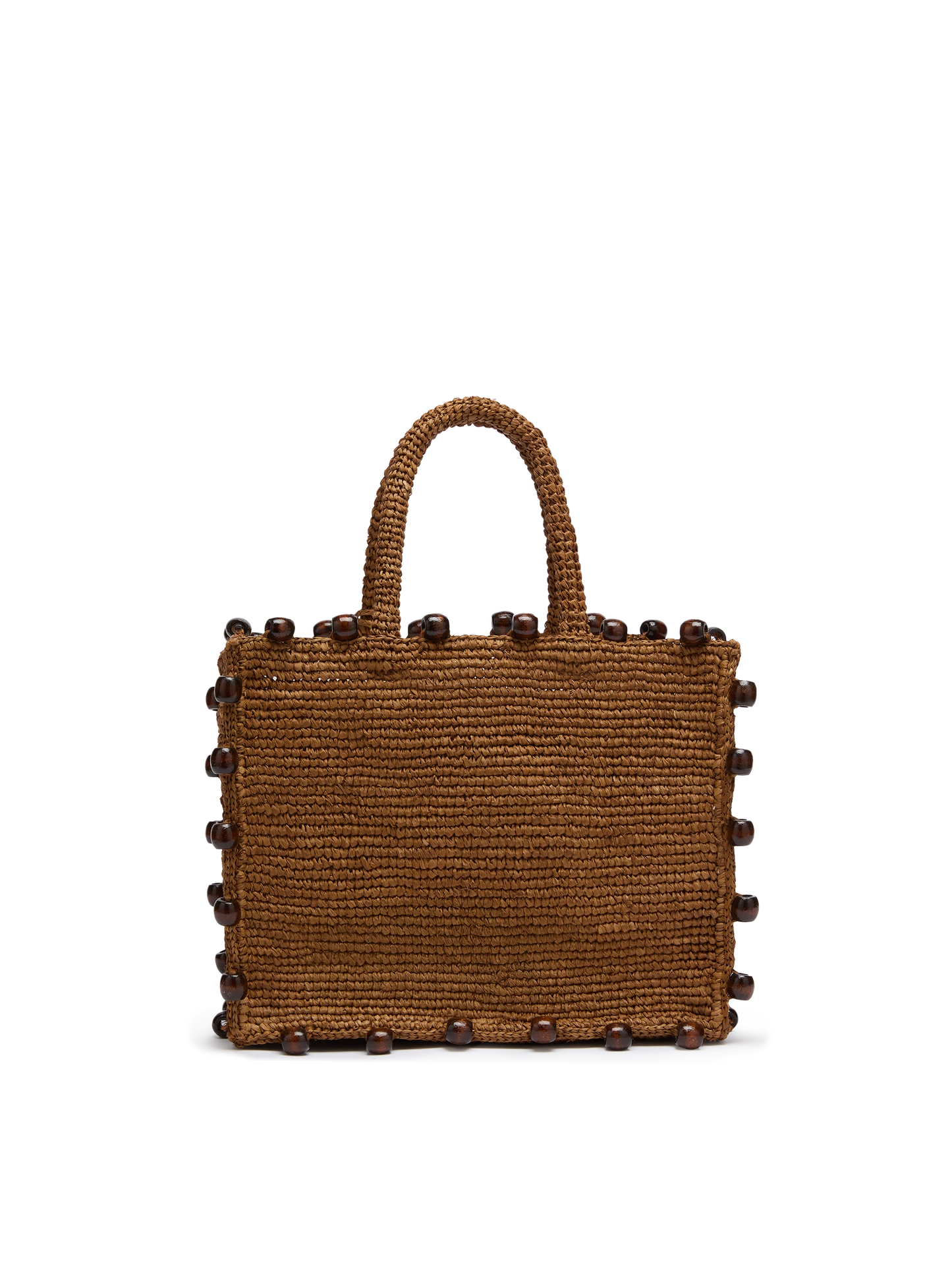 Colette Basttasche mit gesticktem Logo und aufgesetzten Perlen 