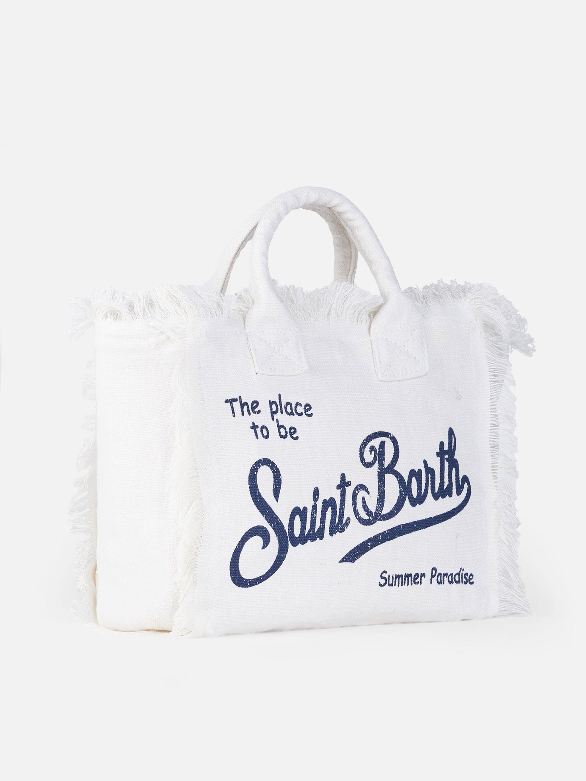 Colette linen off-white handbag - MC2 Saint Barth