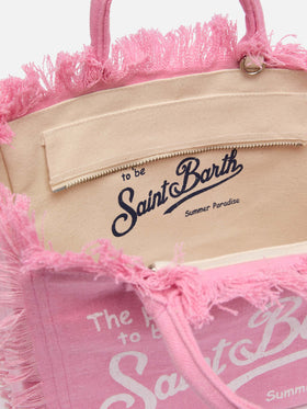 Colette linen pink handbag - MC2 Saint Barth