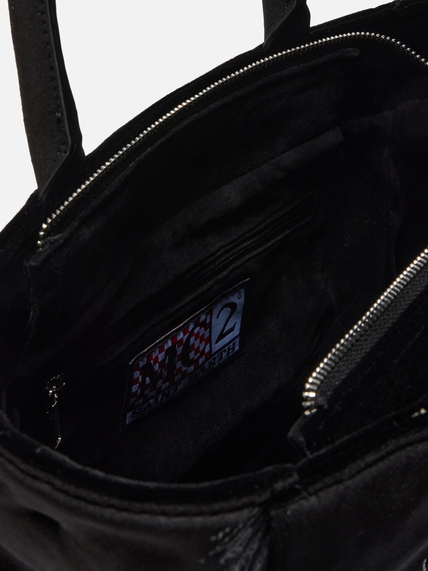 Colette Samthandtasche aus schwarzem Samt