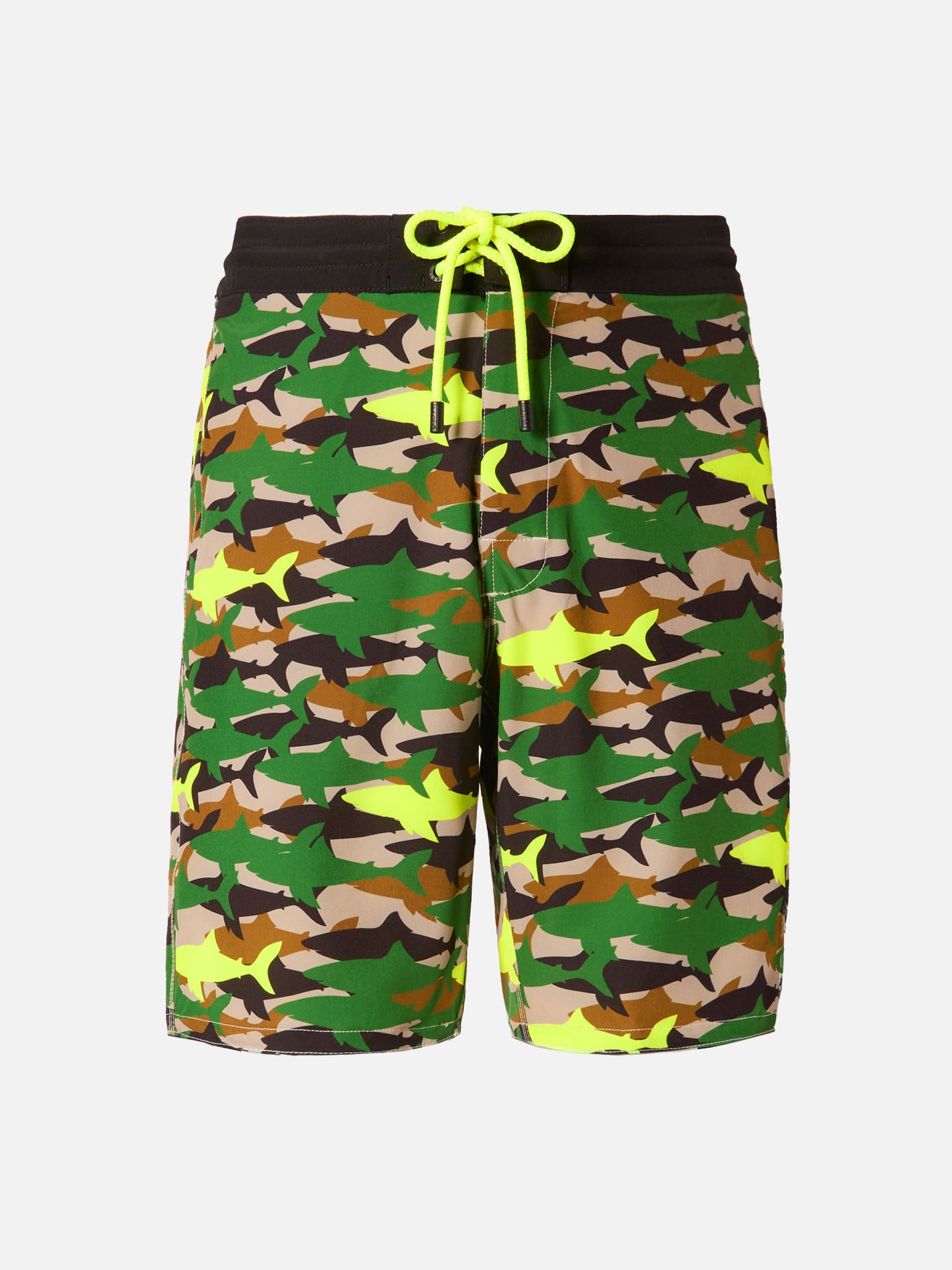 Comfort Surf swim shorts with camouflage print