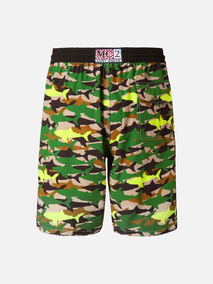 Comfort Surf Badeshorts mit Camouflage-Muster