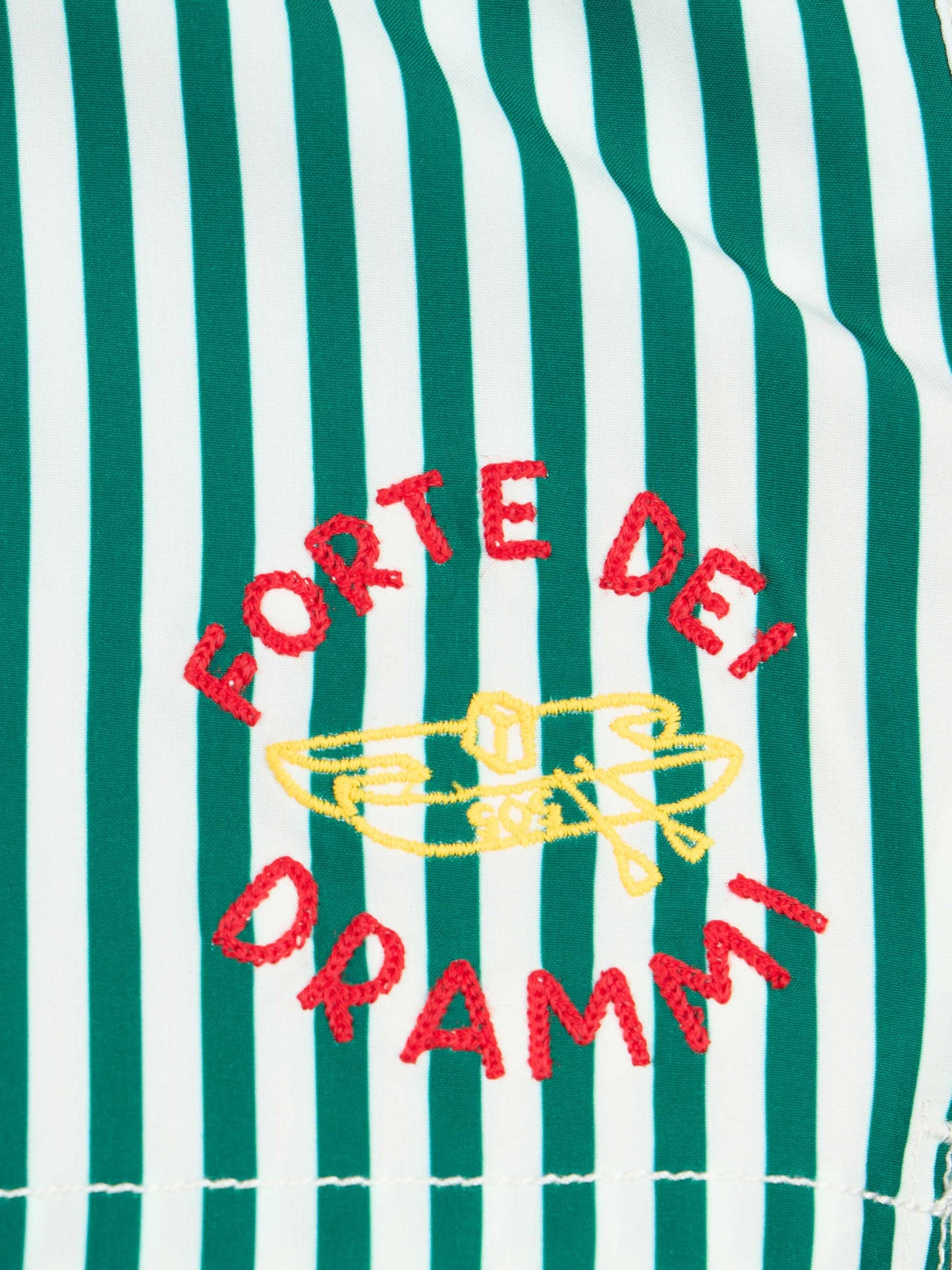 Boy Comfort swim shorts with Forte dei Drammi embroidery | INSULTI LUMINOSI SPECIAL EDITION - MC2 Saint Barth