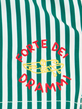 Boy Comfort swim shorts with Forte dei Drammi embroidery | INSULTI LUMINOSI SPECIAL EDITION - MC2 Saint Barth
