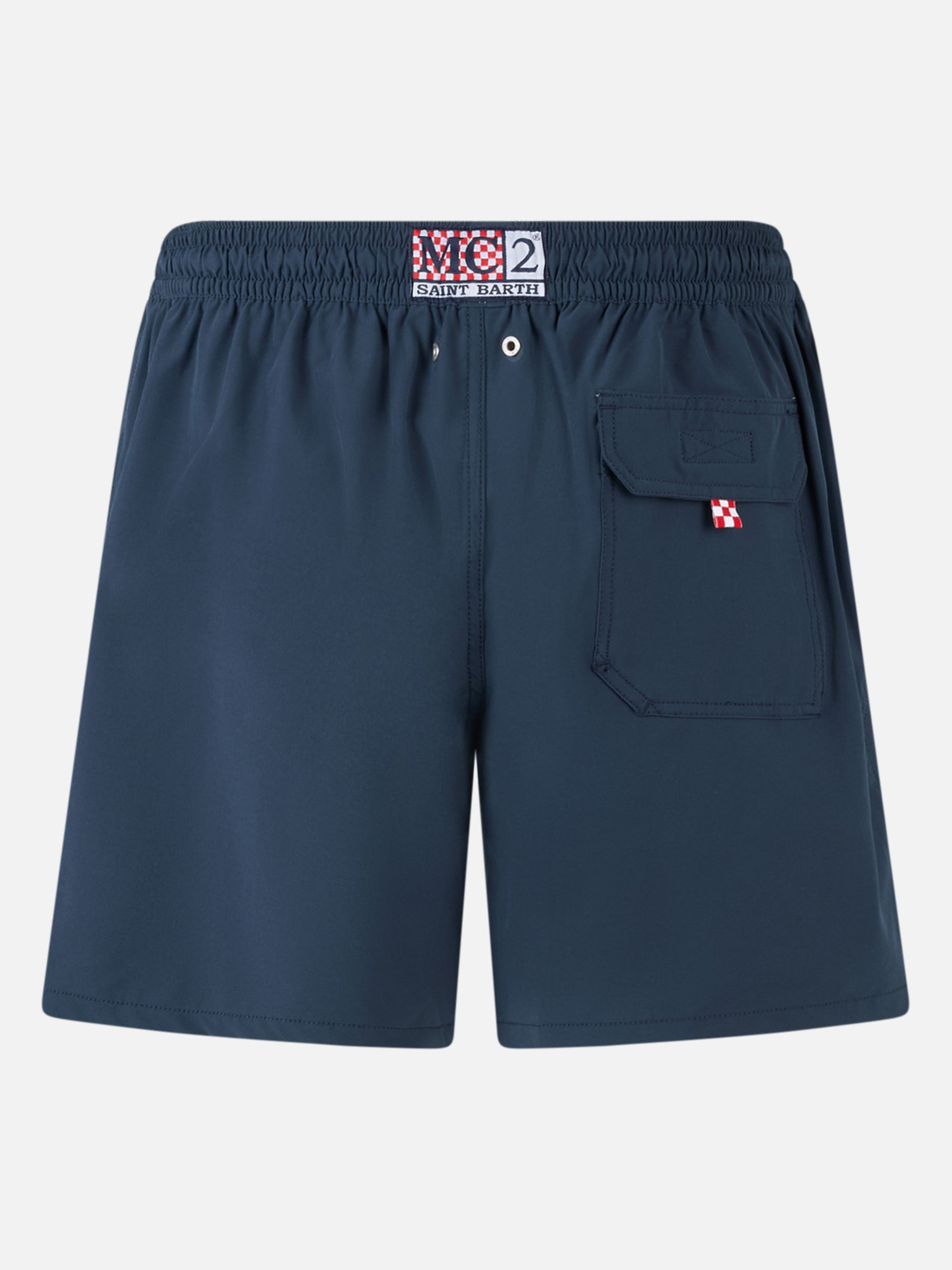 Man Comfort swim shorts with Nel bere e nel mare embroidery | INSULTI LUMINOSI SPECIAL EDITION - MC2 Saint Barth