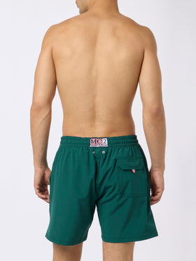 Classic stretch Comfort swim shorts with Forte dei Drammi embroidery | INSULTI LUMINOSI SPECIAL EDITION - MC2 Saint Barth