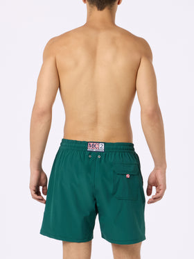 Classic stretch Comfort swim shorts with Forte dei Drammi embroidery | INSULTI LUMINOSI SPECIAL EDITION - MC2 Saint Barth