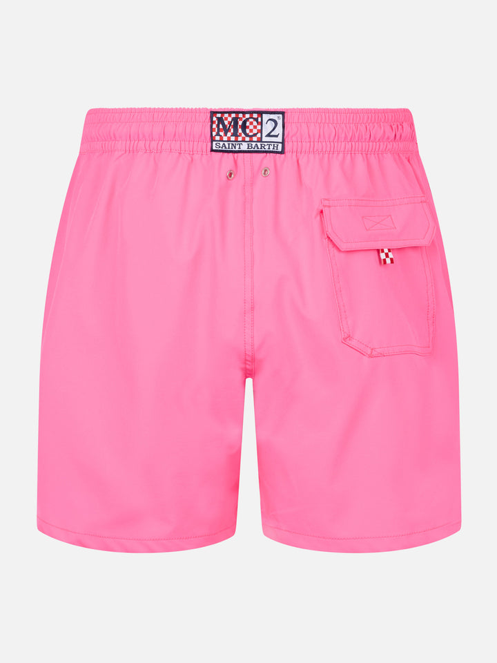 Classic stretch Comfort swim shorts with Mi girano le palline embroidery | INSULTI LUMINOSI SPECIAL EDITION - MC2 Saint Barth