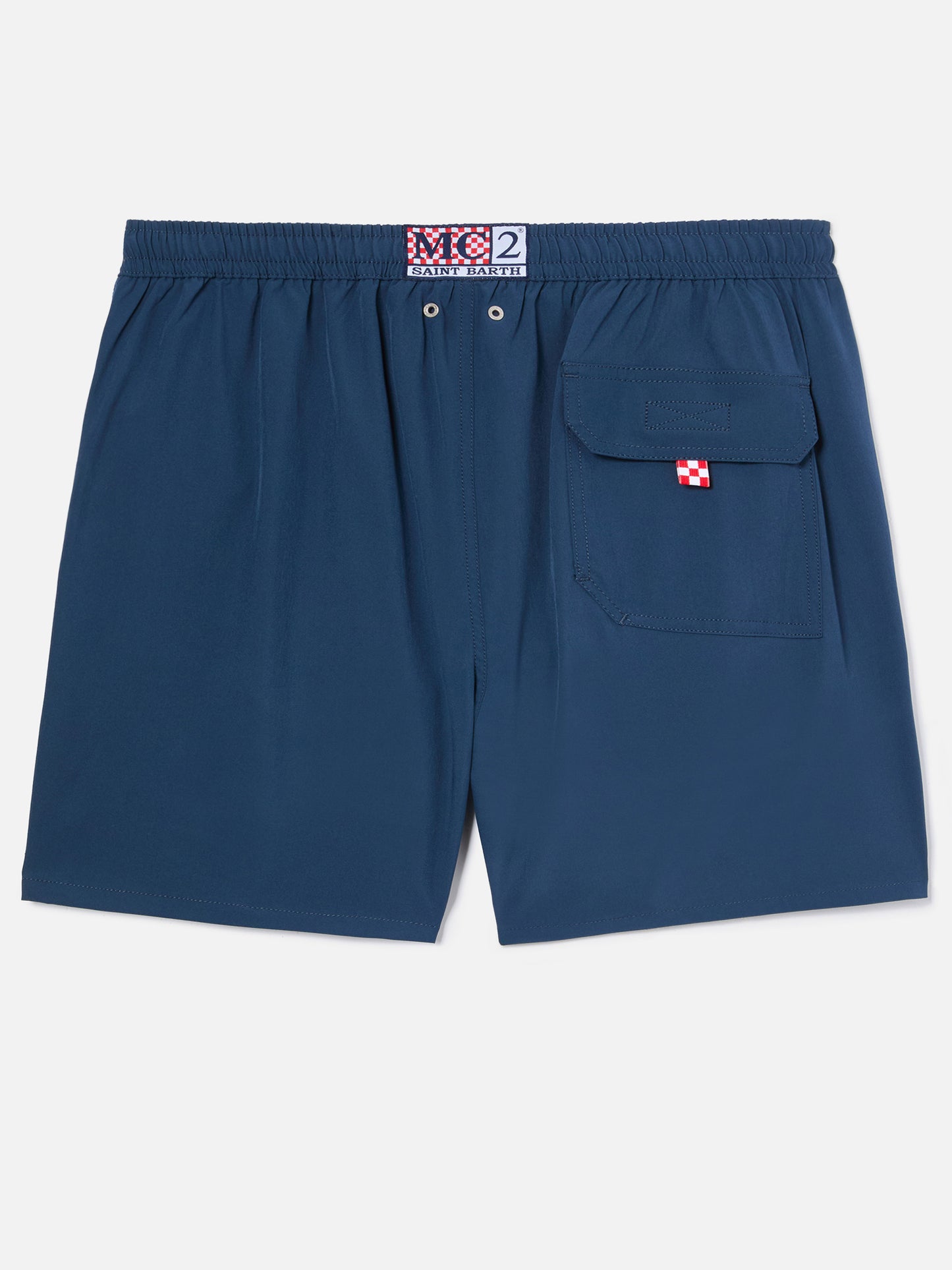Comfort swim shorts in blue with Sapore di Mare embroidery | Special Edition