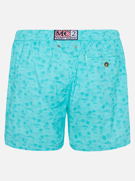 Comfort Light swim shorts with hawaiian print