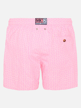 Comfort Light Badeshorts mit Fisch-Print