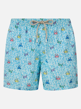 Comfort Light swim shorts with crabs print
