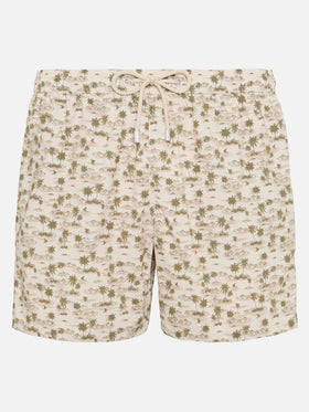Badeshorts Comfort Light mit Strandprint