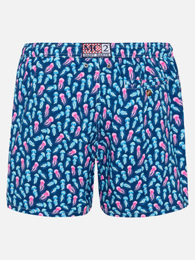 Comfort Light swim shorts with jellyfish print