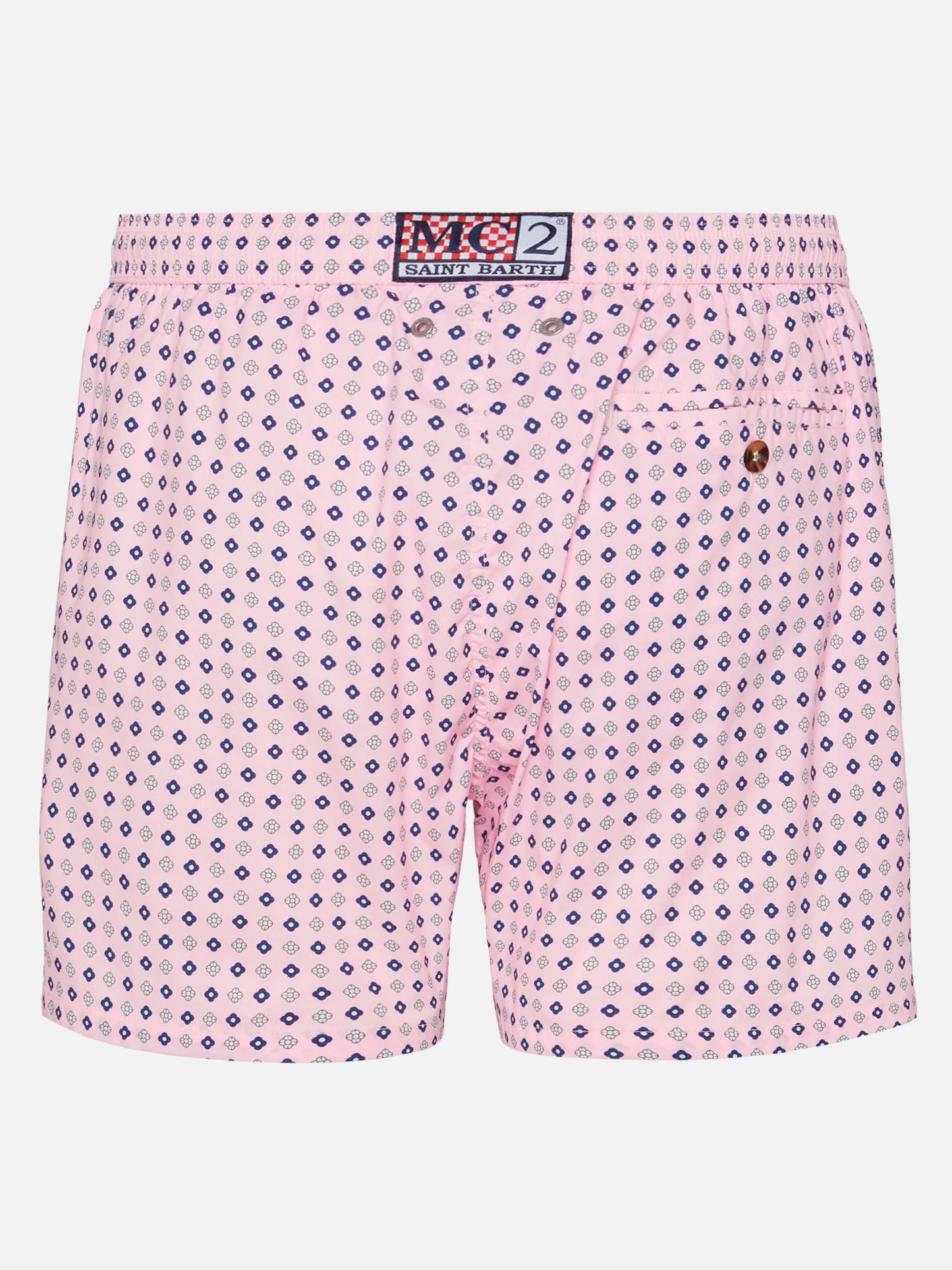 Comfort Light swim shorts with tie print