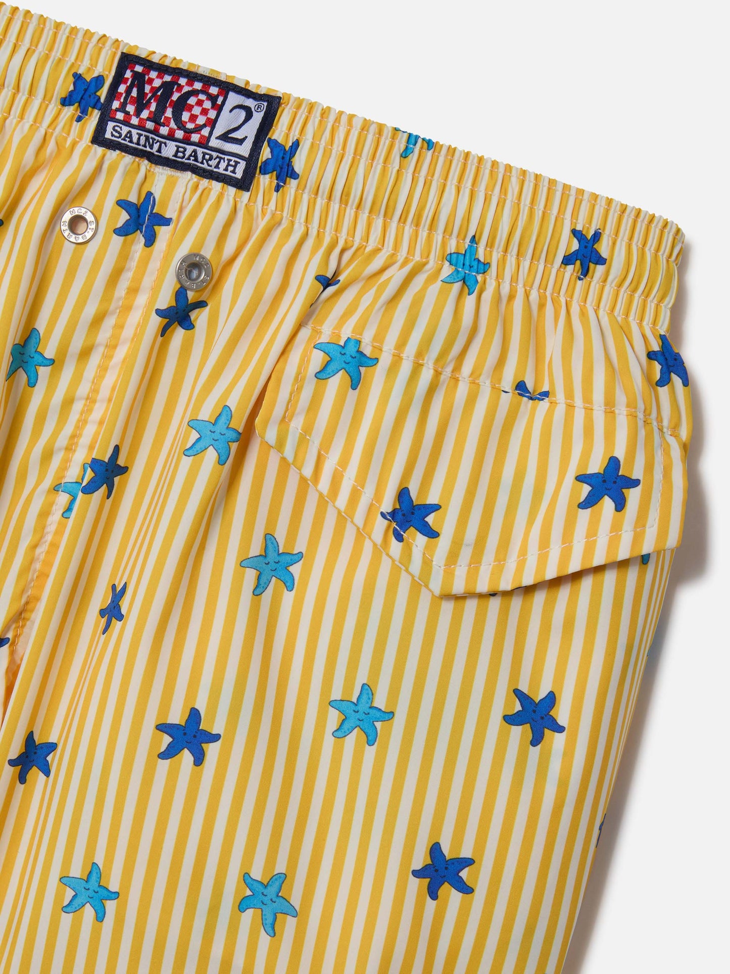 Bañador Boy Comfort Light Jr con estampado de estrellas de mar 