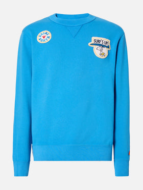 Felpa da uomo girocollo in cotone felpato Cooper