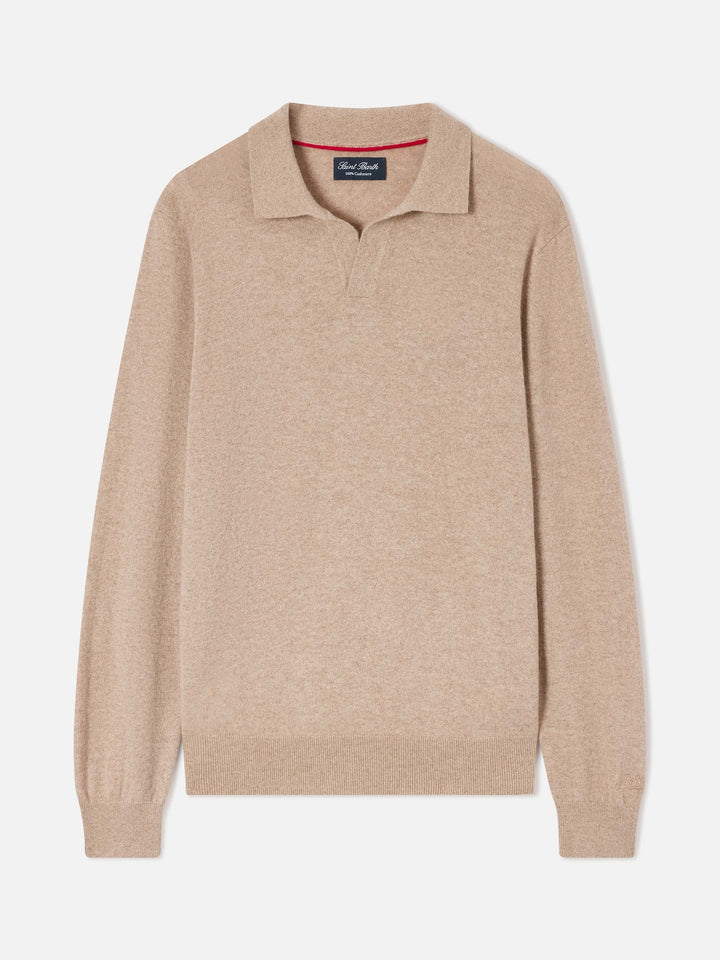 Polo Covent en cashmere camel 