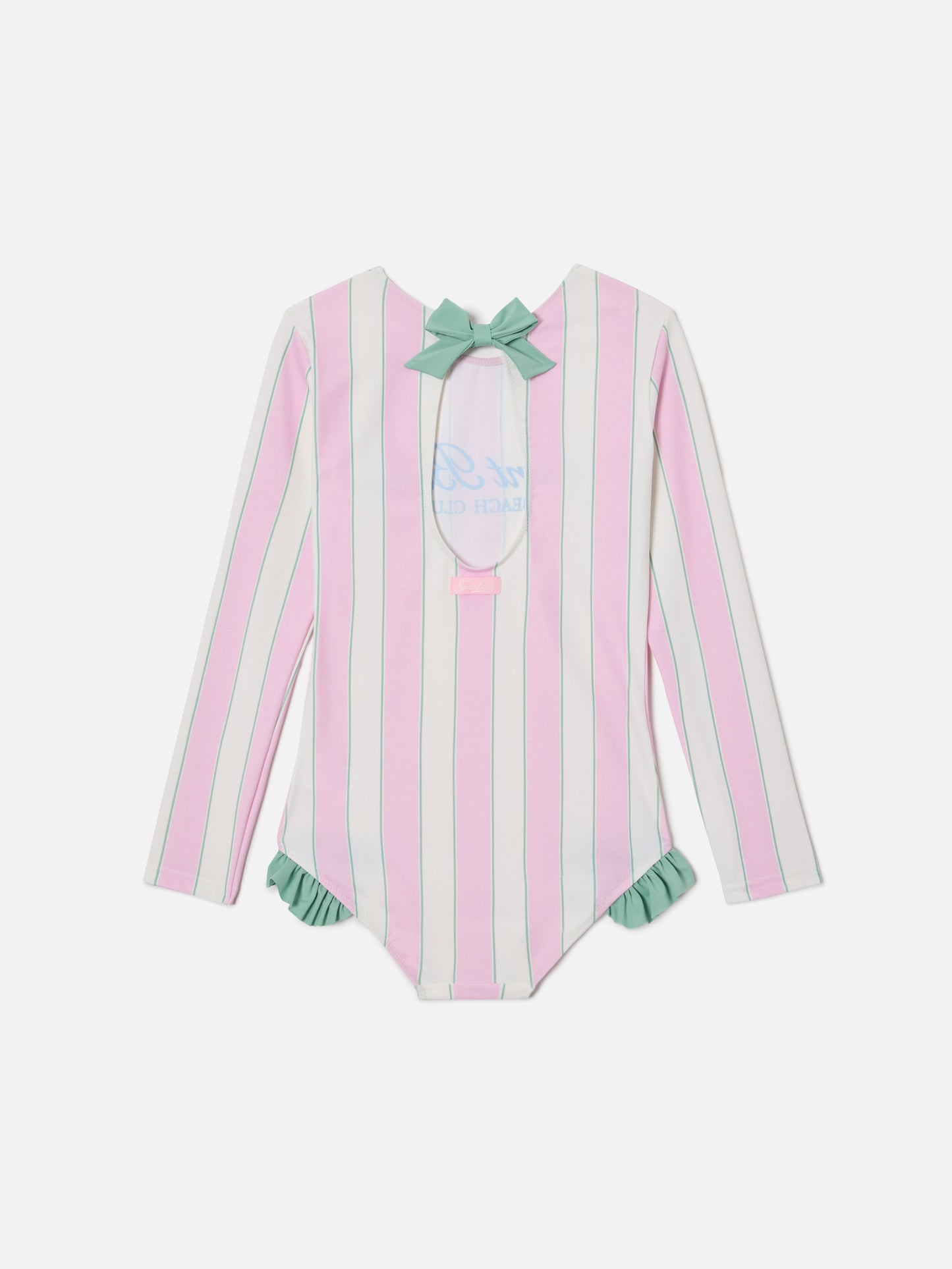 Maillot de bain une pièce Cressy à manches longues avec imprimé Beach Club 