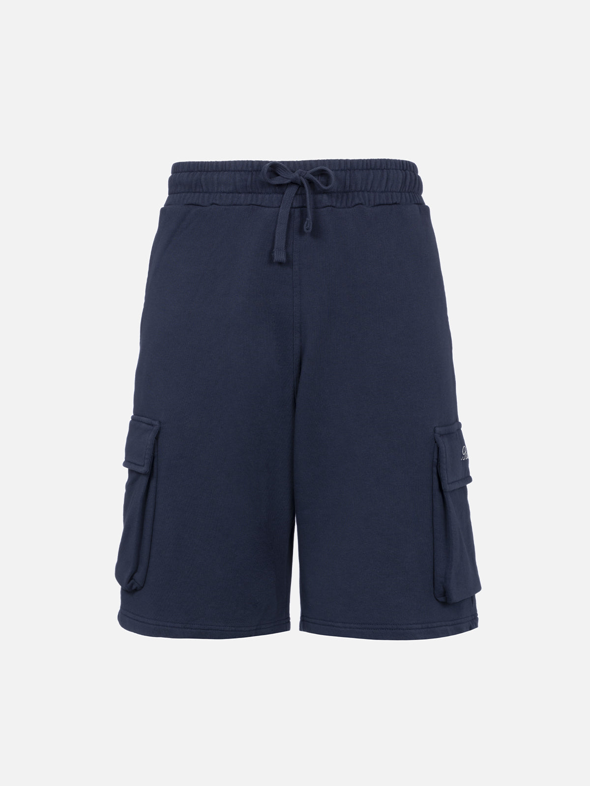 Man navy blue cargo short pants Cargy - MC2 Saint Barth