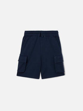 Marineblaue Cargy Jr Cargo-Shorts 