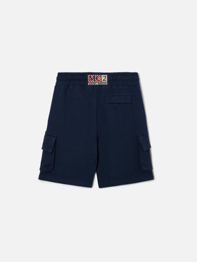 Marineblaue Cargy Jr Cargo-Shorts 