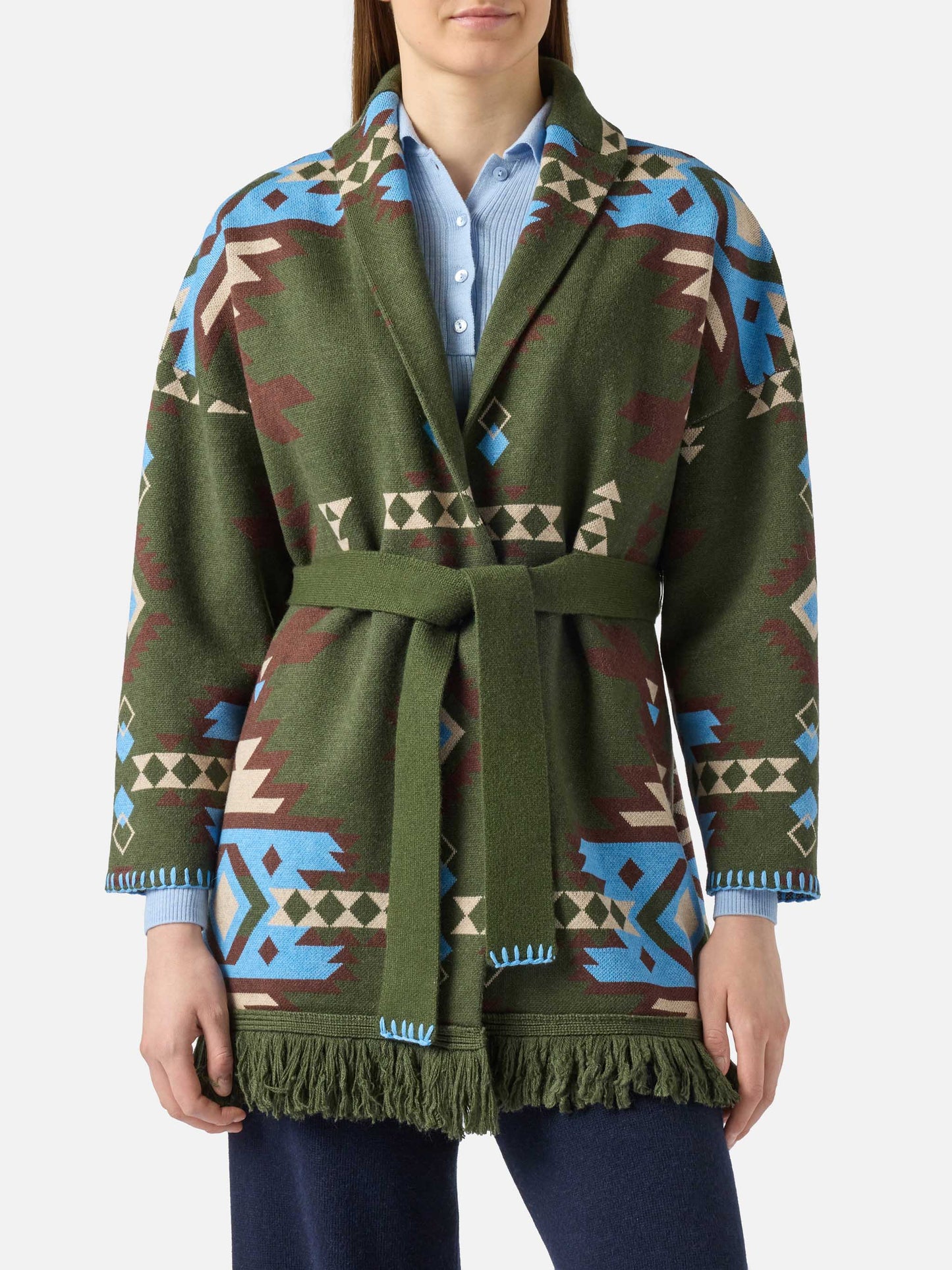 Damen Strickjacke Cristabel mit Gürtel