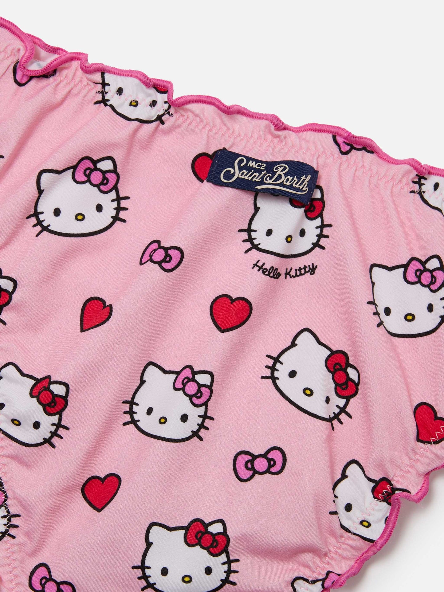 Slip de bain rose Cric à imprimé Hello Kitty | Édition spéciale 