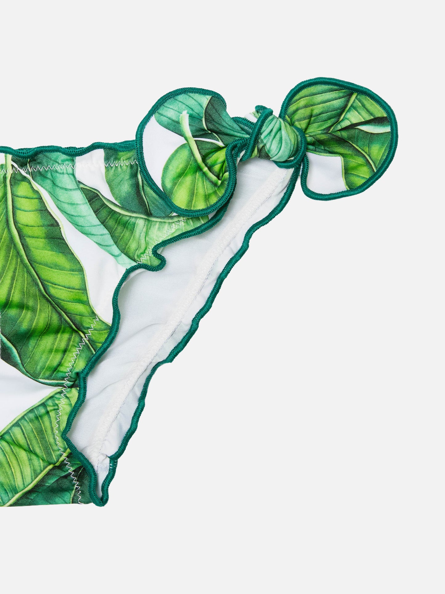 Slip da bagno classici Cric con stampa di foglie di banano