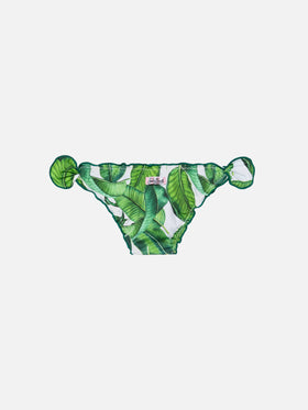 Slip da bagno classici Cric con stampa di foglie di banano