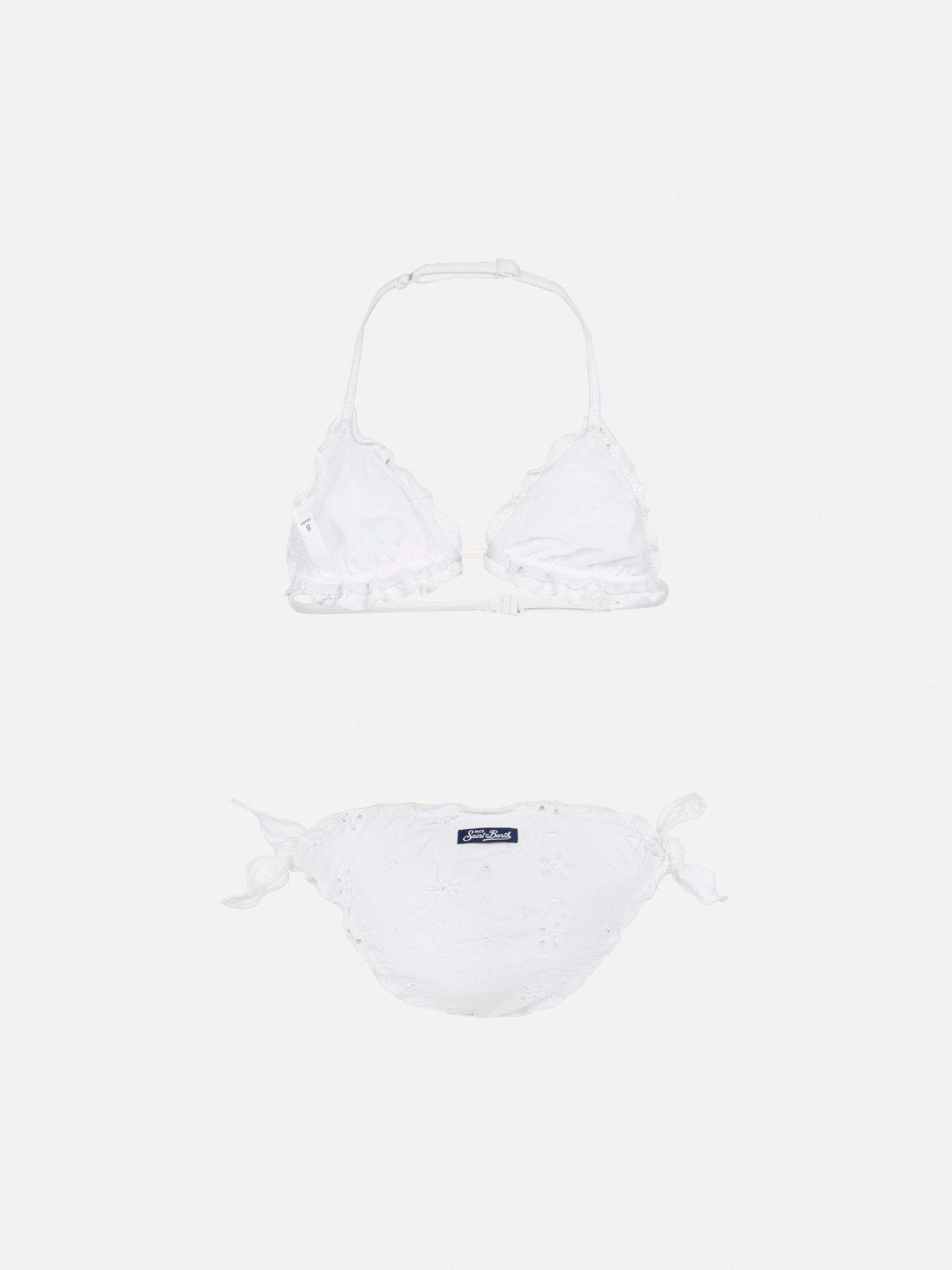Cris Sangallo cotton lace triangle bikini - MC2 Saint Barth
