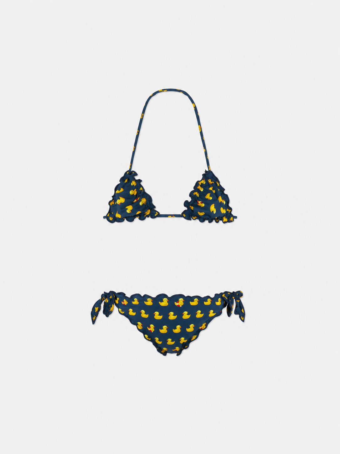 Bikini a triangolo Cris con stampa paperelle