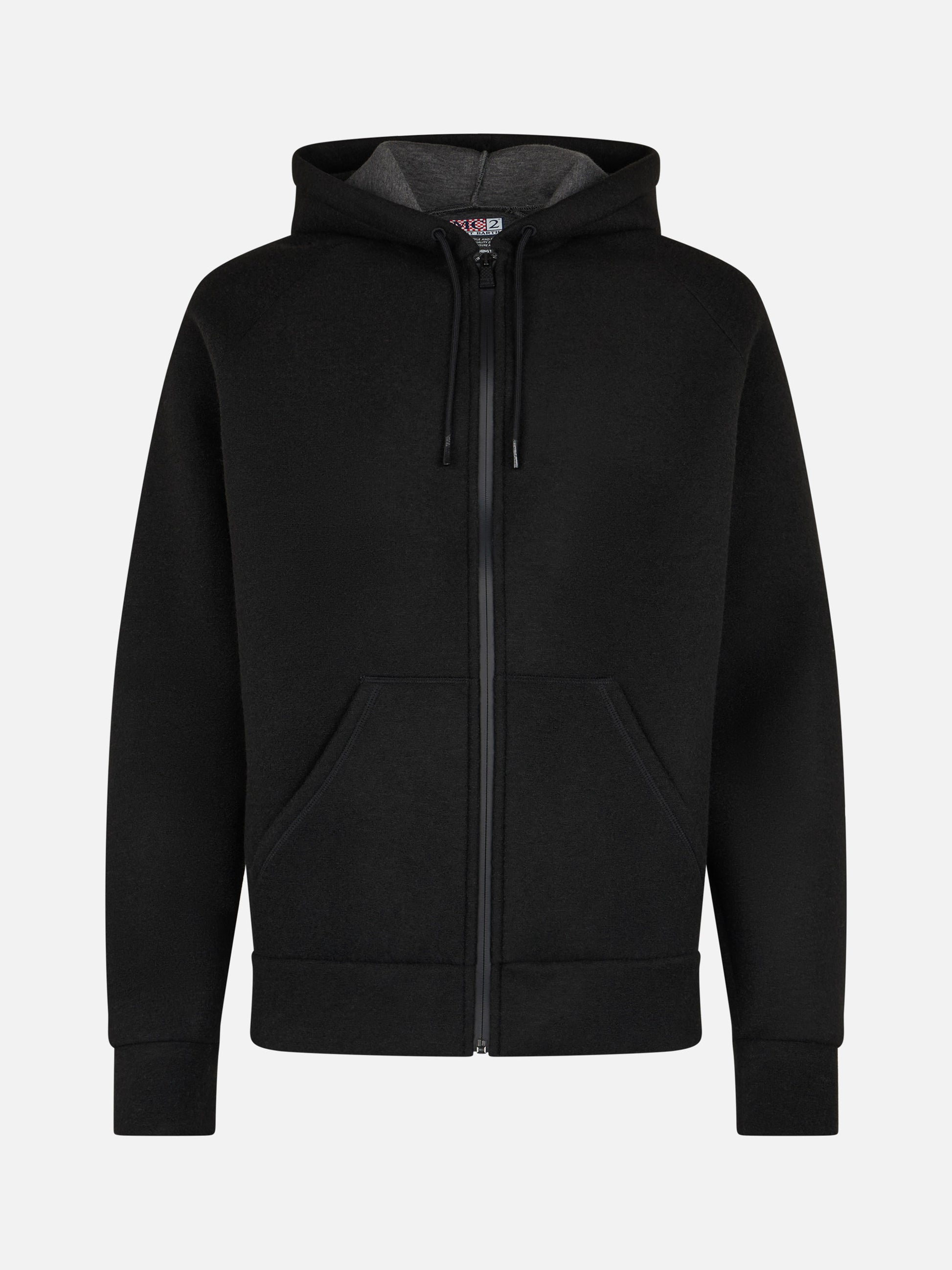 Man black technic fabric sweatshirt Carrel - MC2 Saint Barth