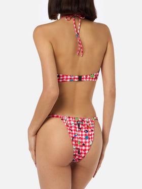 Damen Bikini-Set Dahelle mit Gingham und ausgefallenem Print | BEEPY BELLA SPECIAL EDITION