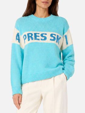 Suéter azul claro Danya con estampado Après Ski 