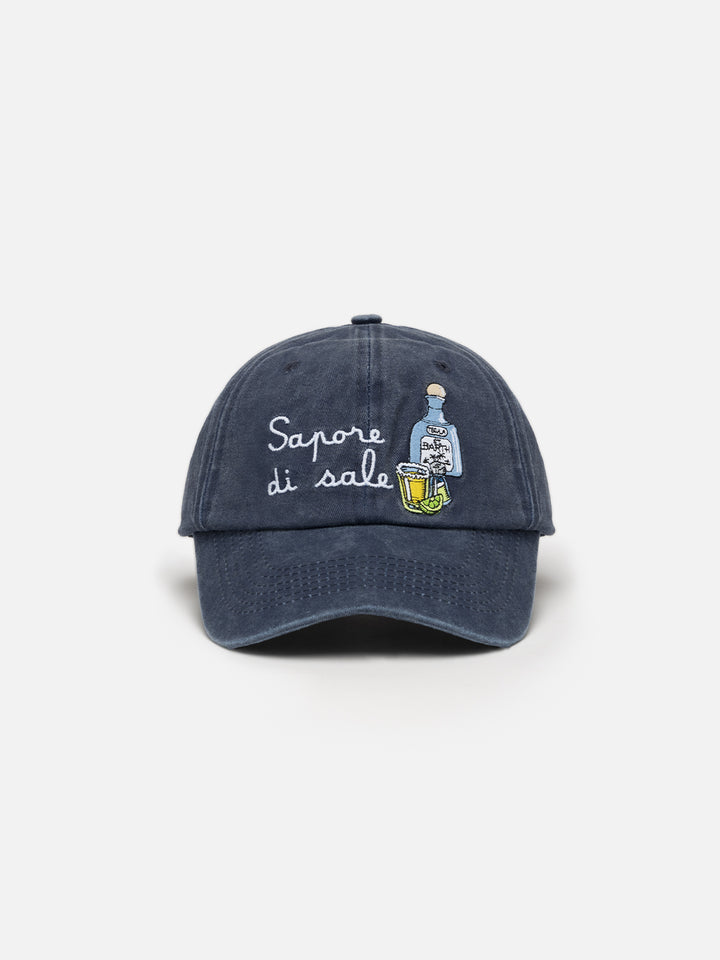 Berretto da baseball ricamato in denim Davis