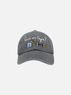 Davis cotton Ball Cap with gin or gym embroidery - MC2 Saint Barth