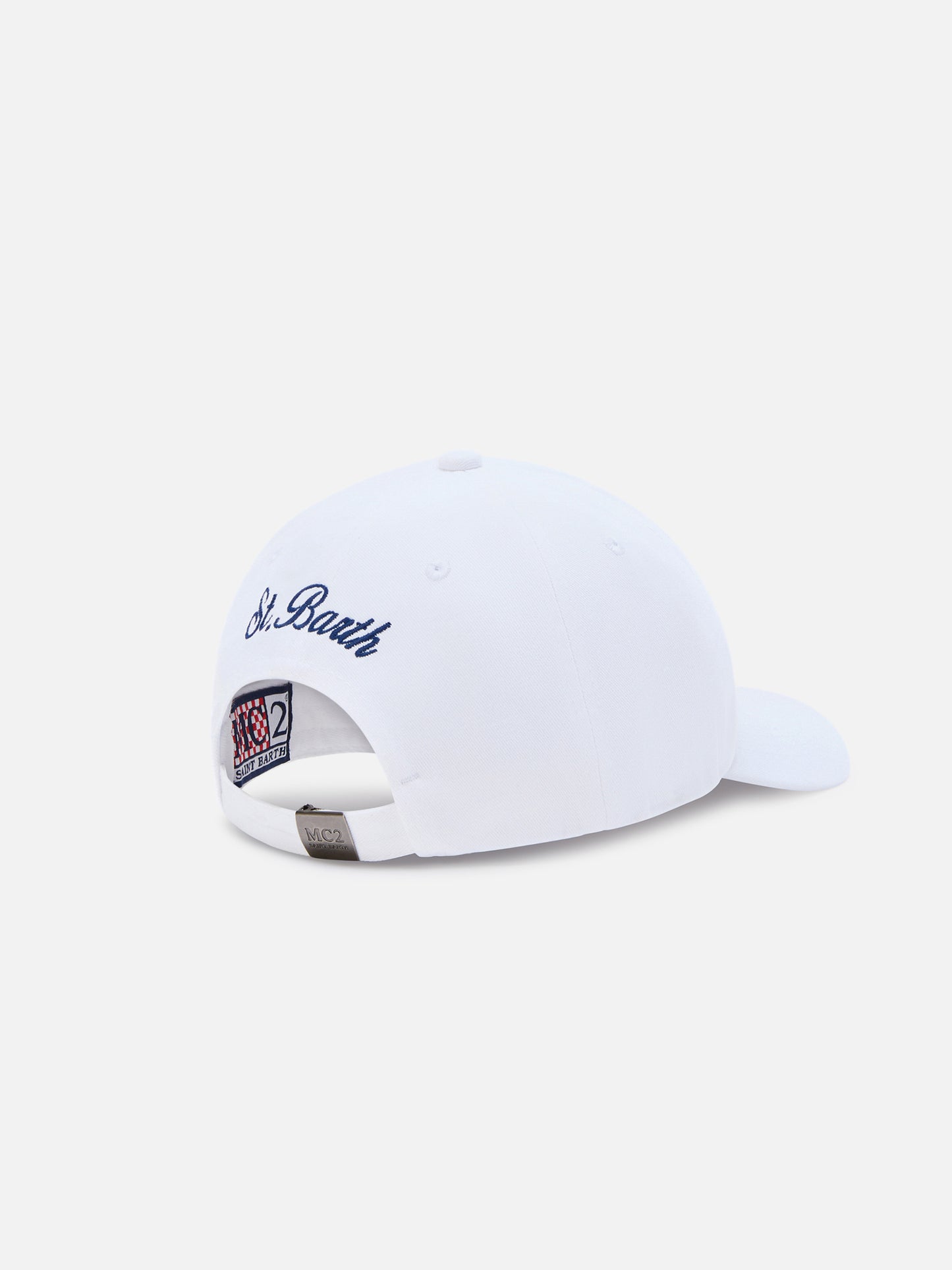 Gorra de béisbol Davis de algodón blanco con bordado de dragón AS Cannes | AS CANNES SPECIAL EDITION 