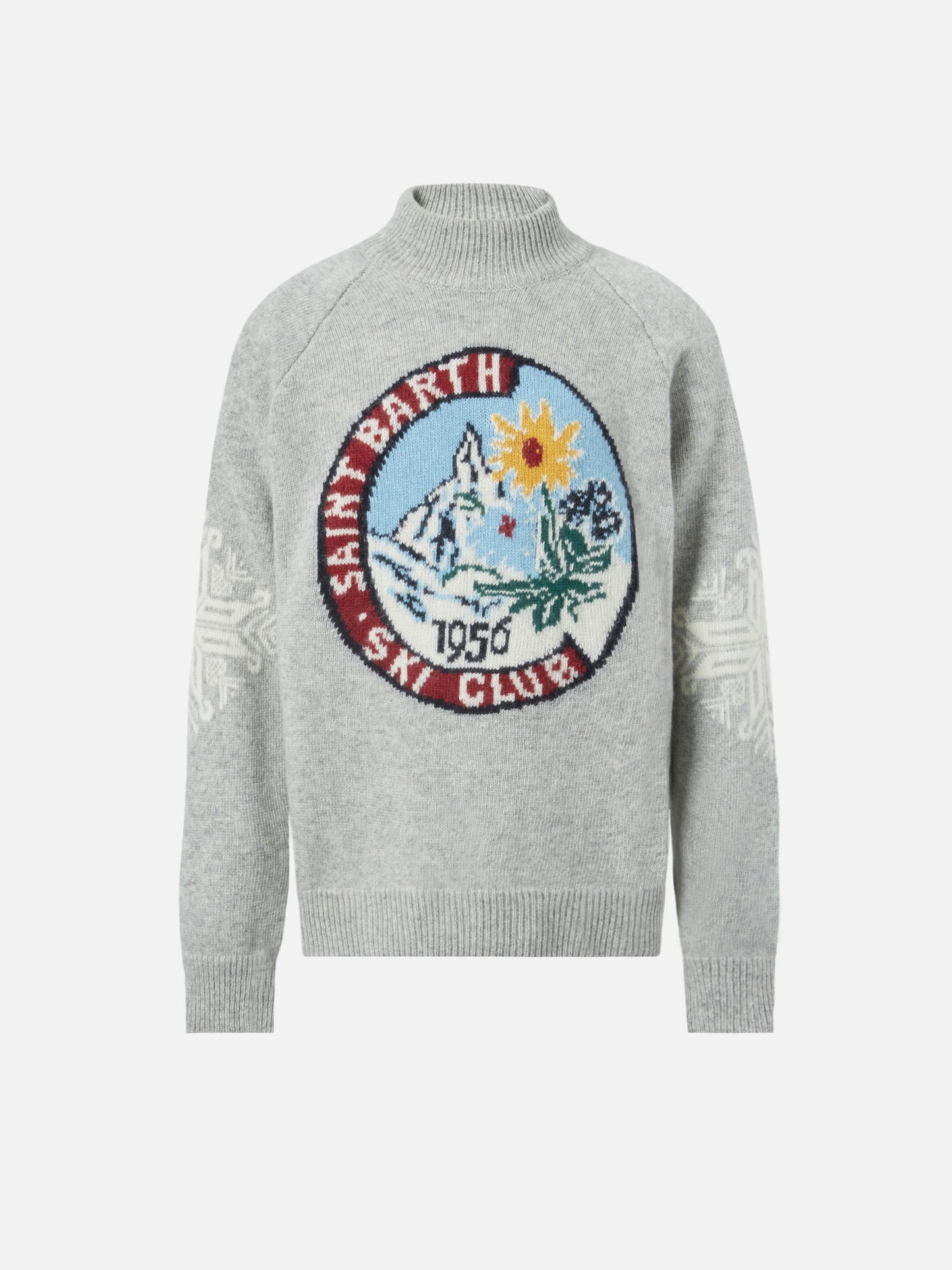 Dolcevita Davos con jacquard Cervino