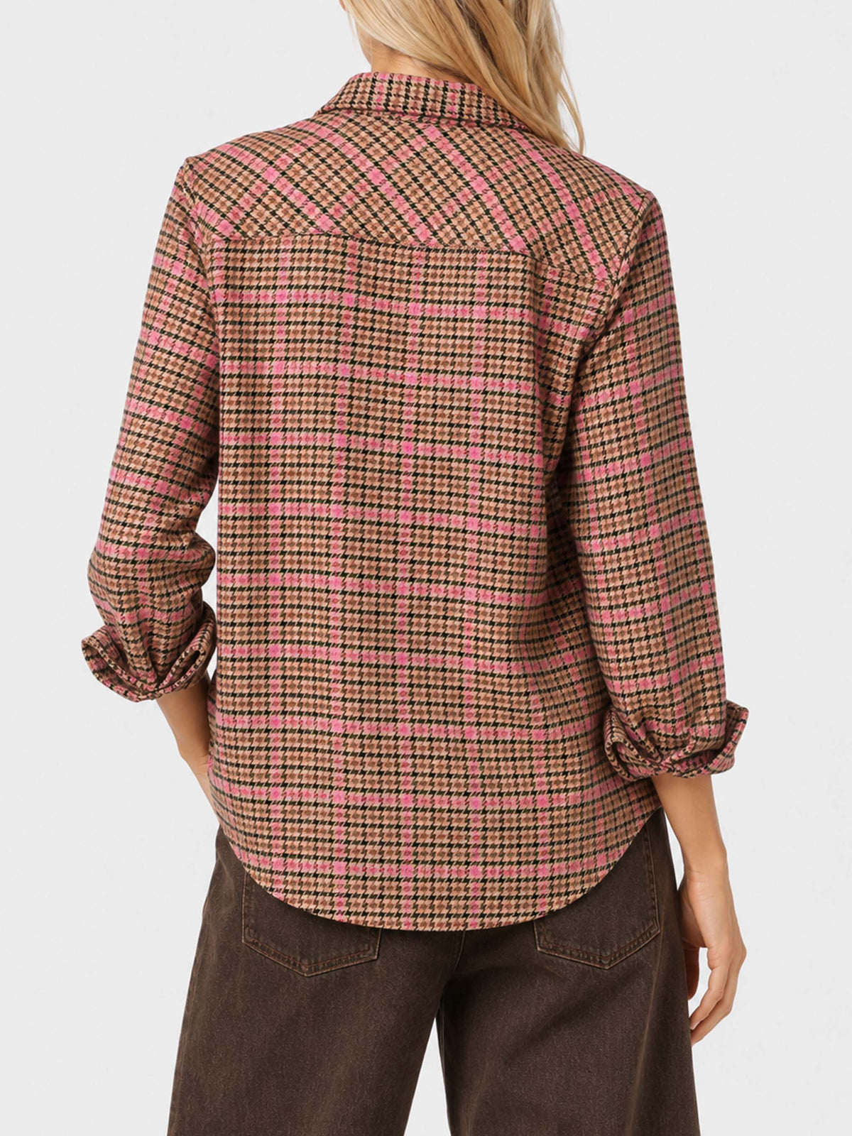 Surchemise Deer pied-de-poule 