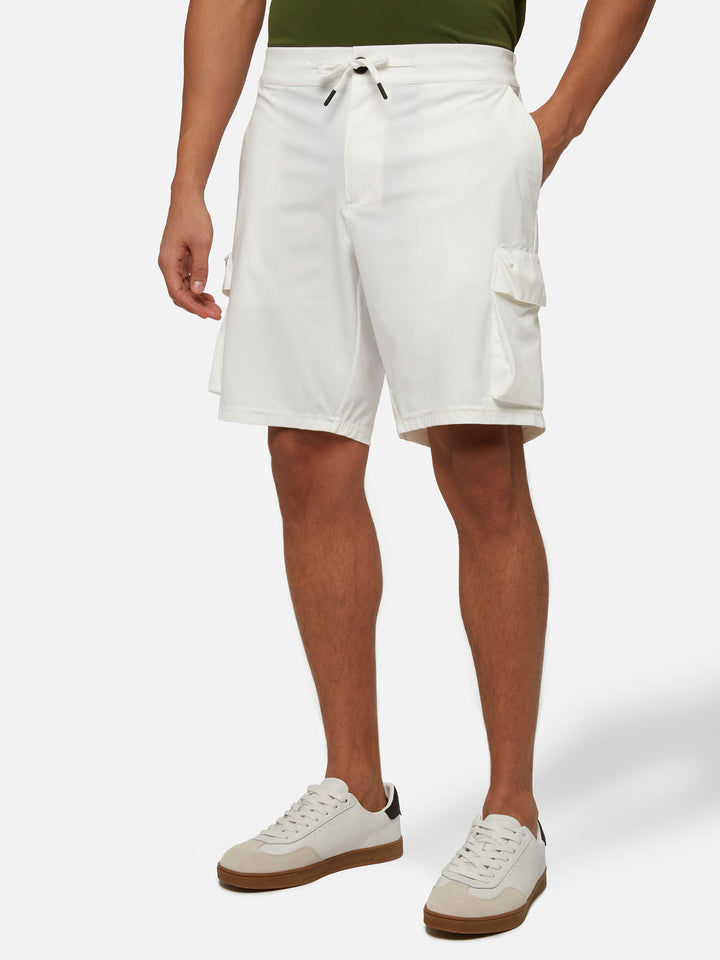 Off-white technic fabric bermuda shorts Deck - MC2 Saint Barth