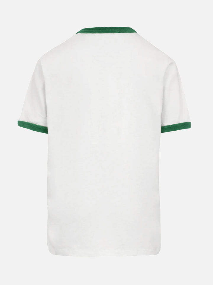 Boy white cotton t-shirt Dean Jr with Australian embroidery | AUSTRALIAN BRAND SPECIAL EDITION